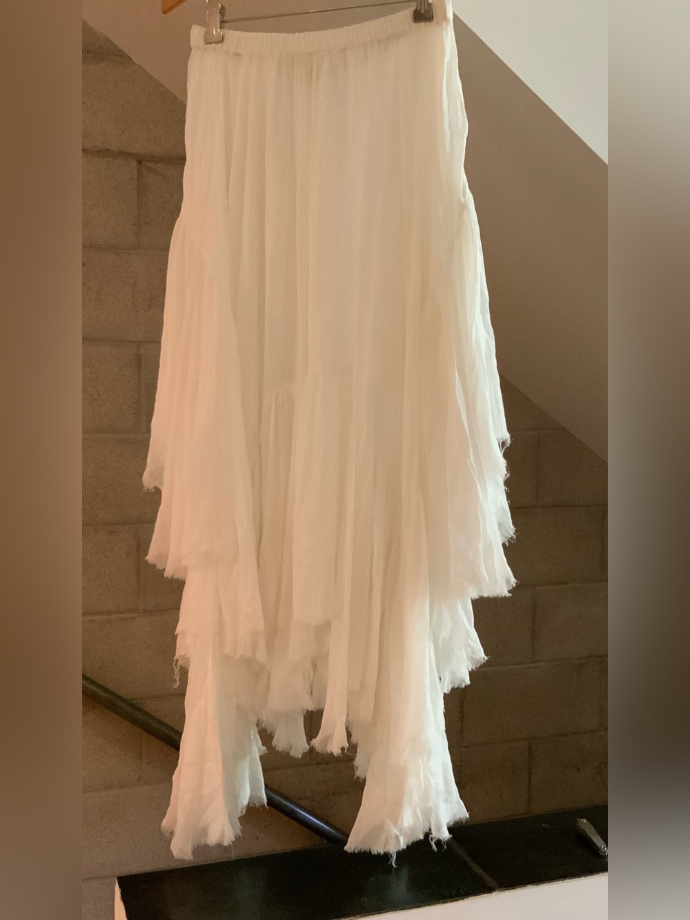 Free people white clover skirt sz m - Picture 4 of 6